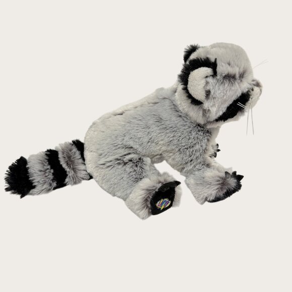Ganz Webkinz Gray and Black Plush Raccoon Stuffed Animal Toy NO CODE - Picture 3 of 7